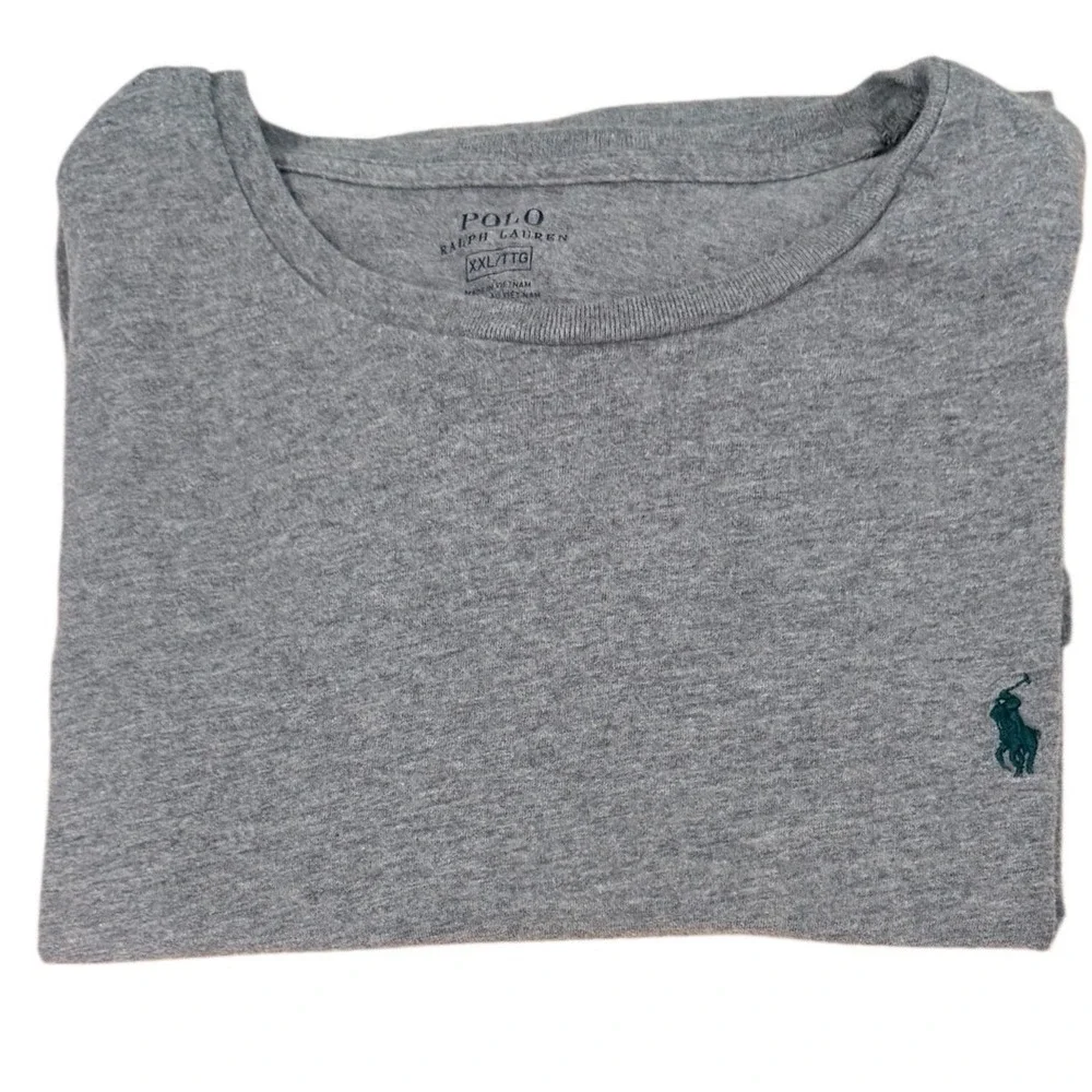 Polo Ralph Lauren Mens XXL Heather Grey Short Sleeve‎ Cotton Pony Logo T-Shirt